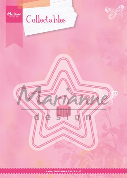 Marianne Design Collectables -  Dies - Christmas Star  - Präge - und Stanzschablone 