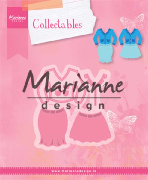 Marianne Design Collectables -  Dies - s Ladies Suit  - Präge - und Stanzschablone 