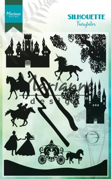 Marianne Design - Clear Stamps -  Silhouette Fairytales - Stempel 