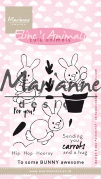 Marianne Design - Clear Stamps -  Cute Animals Bunnies - Stempel 