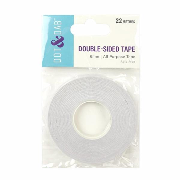 Trimcraft Dot & Dab Double Sided Adhesive Tape 6mm  