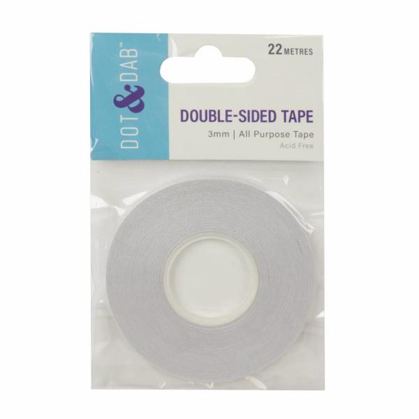 Trimcraft Dot & Dab Double Sided Adhesive Tape 3mm  