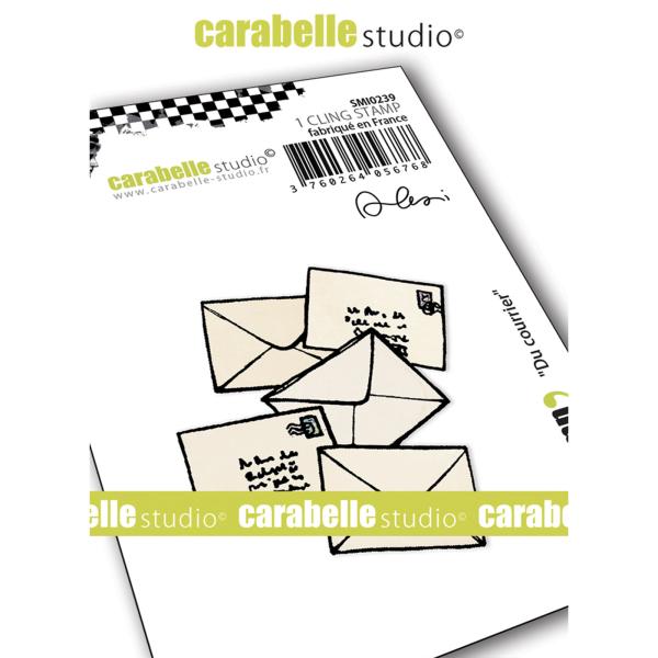 Carabelle Studio - Cling Stamp Art - Du Courrier - Stempel