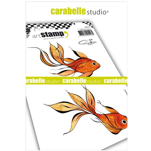 Carabelle Studio - Cling Stamp Art -  Fische - Stempel