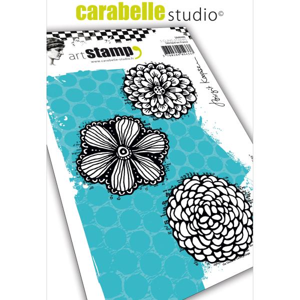 Carabelle Studio - Cling Stamp Art - Phantastische Dahlie  - Stempel