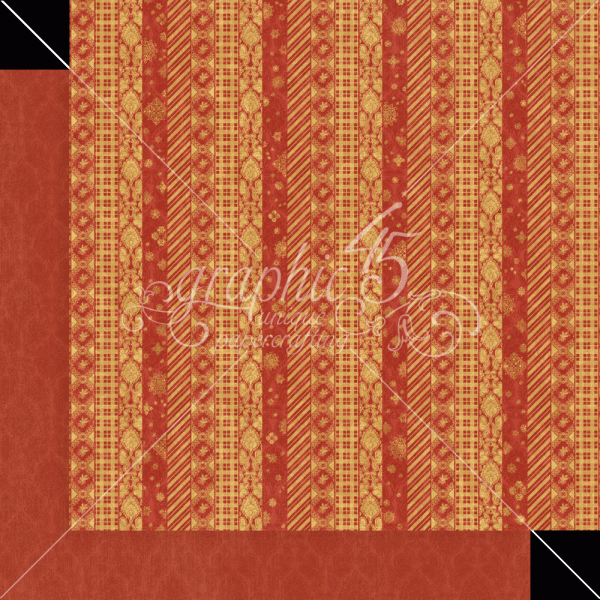 Graphic 45 "Warm Wishes" 12x12" Patterns & Solid Pad