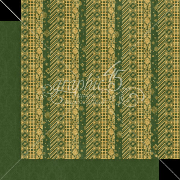 Graphic 45 "Warm Wishes" 12x12" Patterns & Solid Pad