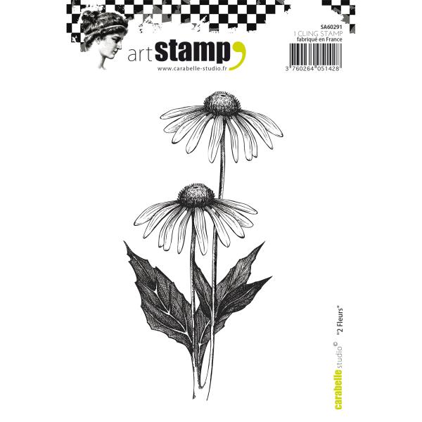 Carabelle Studio - Cling Stamp Art - Blumen - Stempel