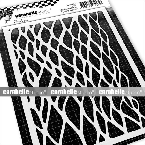 Carabelle Studio - Stencil -  Deep waves - Schablone