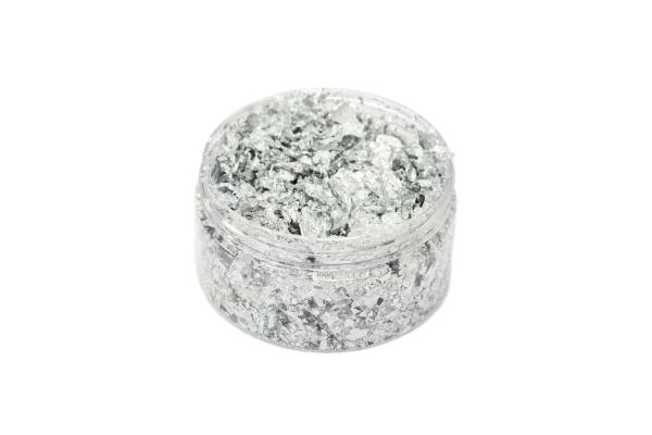 Spectrum Noir - Gilding Flakes - Argent - Silber  - 200ml - Dekometallflocken