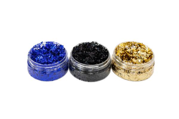 Spectrum Noir - Gilding Flakes - Cosmic - Blue Moon - Outer Space - Starlight - 3x50ml - Dekometallflocken