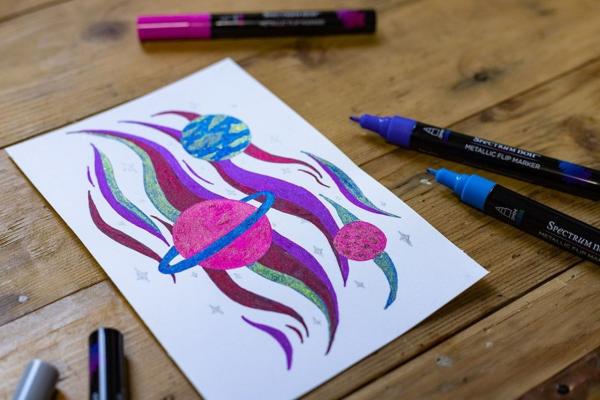 Spectrum Noir -  Metallic Flip Marker - Cosmic Wonder - Metallicstifte 