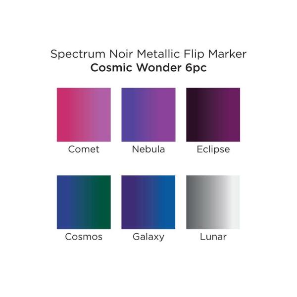 Spectrum Noir -  Metallic Flip Marker - Cosmic Wonder - Metallicstifte 