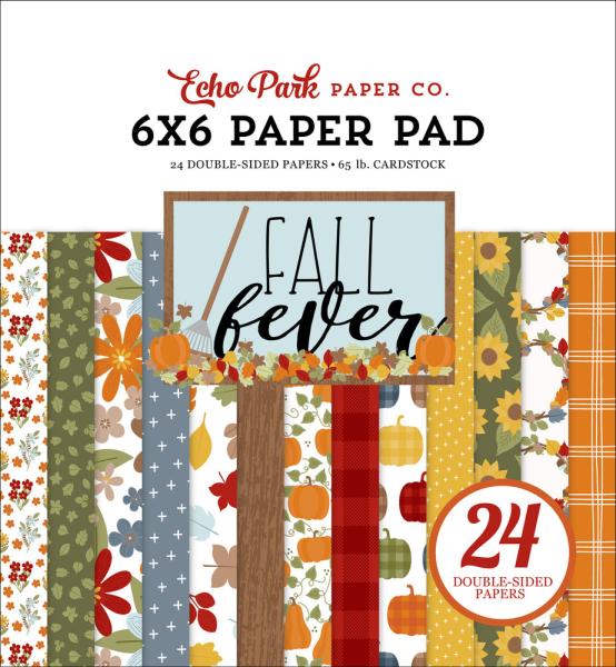 Echo Park - Paper Pad 6x6" - "Fall Fever" - Paper Pack