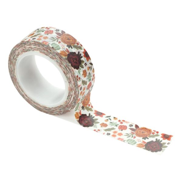 Carta Bella - Washi Tape - "Welcome Fall Floral" Decorative Tape