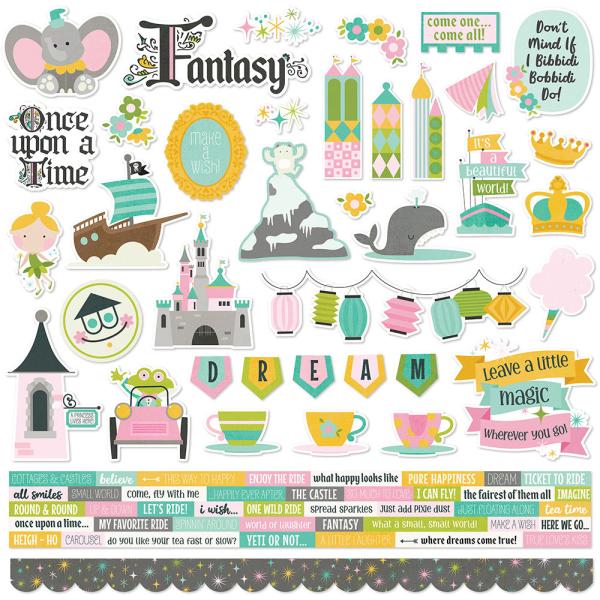 Simple Stories - Say Cheese Fantasy At The Park  - Cardstock Sticker 