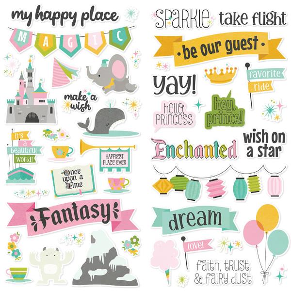 Simple Stories -  Say Cheese Fantasy At The Park  - Foam Stickers 