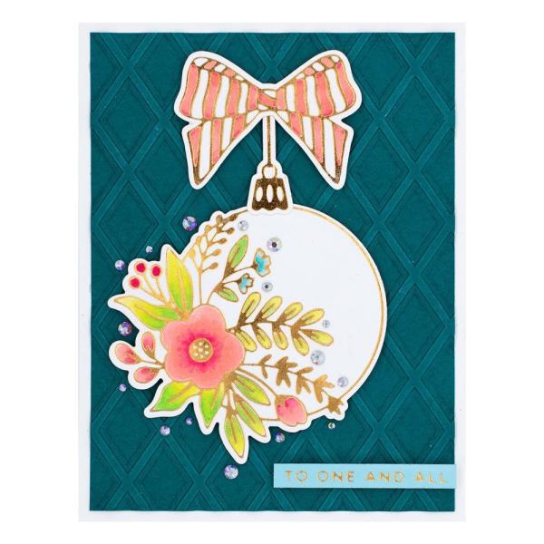 Spellbinders Hotfoil Plate - Blooming Ornament