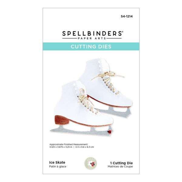 Spellbinders Die "Ice Skate Etched" Stanzschablone