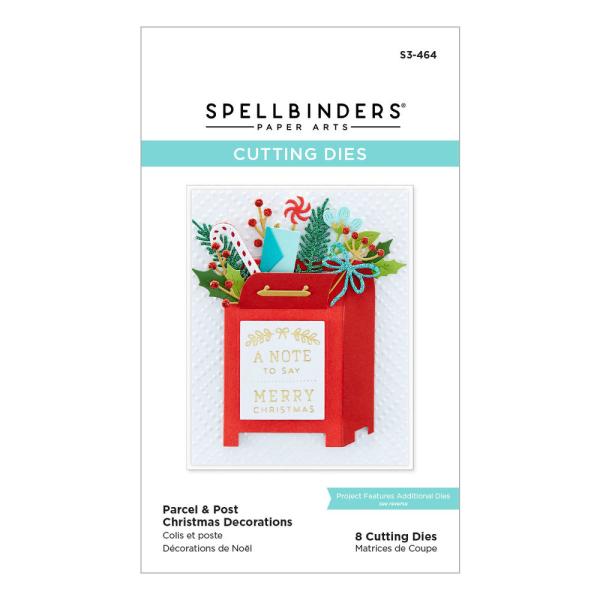 Spellbinders Dies "Parcel & Post Christmas Decorations Etched" Stanzschablonen