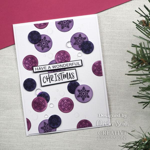 Woodware - Clear Stamps - Big Bubble Small Tops  - Stempel 