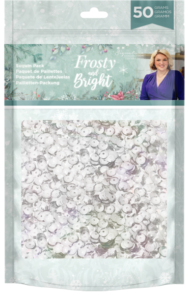 Crafters Companion - Frosty and Bright Iridescent Sequin -  Pailetten