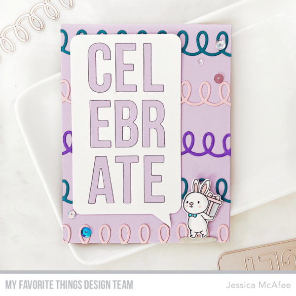 My Favorite Things Die-namics "Celebrate Speech Bubble" | Stanzschablone | Stanze | Craft Die