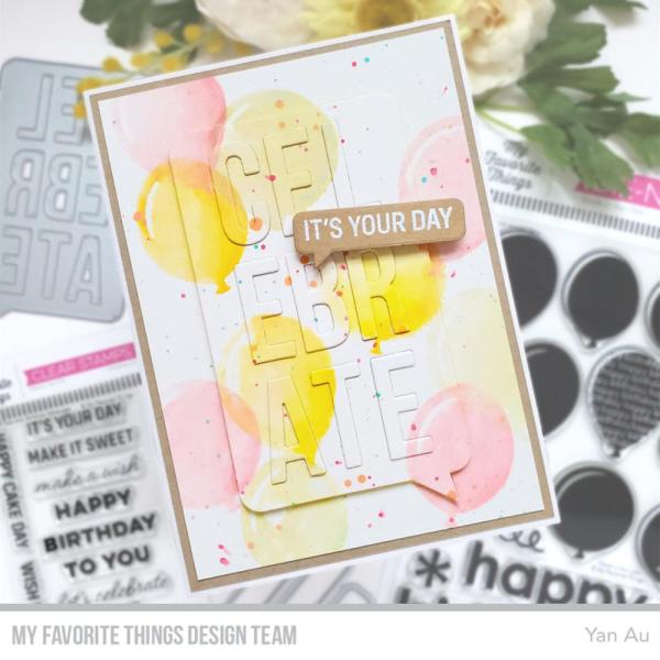 My Favorite Things Die-namics "Celebrate Speech Bubble" | Stanzschablone | Stanze | Craft Die