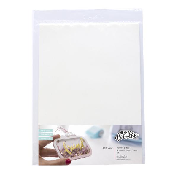 Heffy Doodle - Double-Sided Adhesive Foam -  A4 Sheet