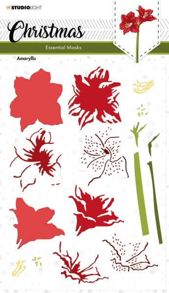 Studio Light - Stencil - Amaryllis - Schablone 