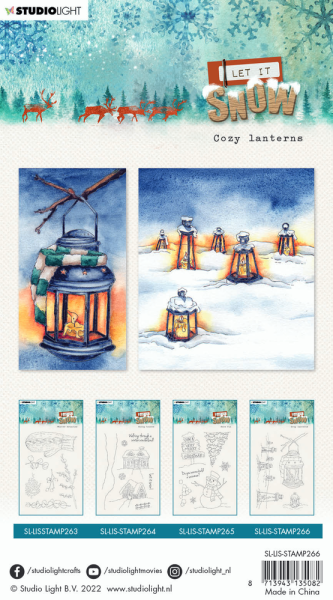 Studio Light - Clear Stamps " Cozy Lanterns" - Stempel 