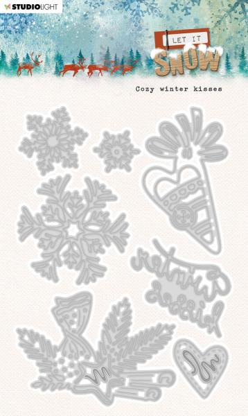 Studio Light - Die Cut -  Cozy Winter Kisses - Stanze