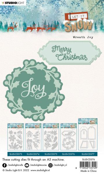 Studio Light - Die Cut -  Wreath Joy  - Stanze