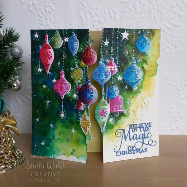 Creative Expressions - Paper Cuts Craft Dies -  Bells & Baubles Double Edger  - Stanze