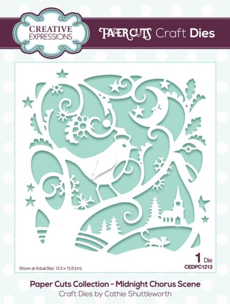 Creative Expressions - Paper Cuts Craft Dies - Midnight Chorus - Stanze