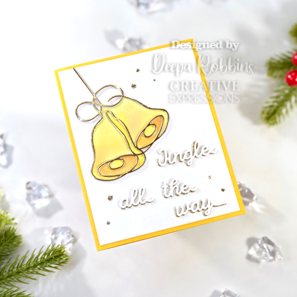 Creative Expressions - Paper Cuts Craft Dies -  One-liner Collection - Jingle All the Way - Stanze