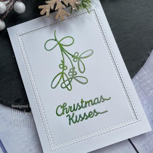 Creative Expressions - Paper Cuts Craft Dies -  One-liner Collection - Mistletoe - Stanze