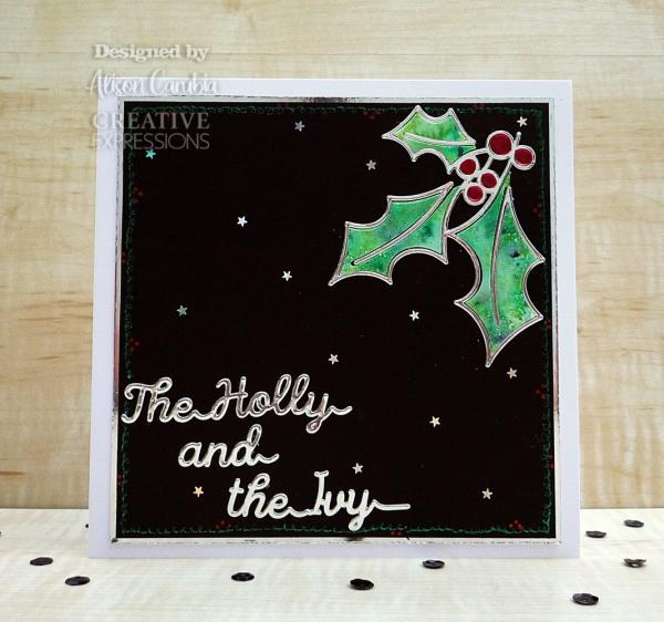 Creative Expressions - Paper Cuts Craft Dies - One-liner Collection - The Holly and the Ivy - Stanze