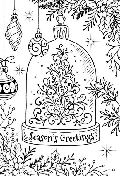 Creative Expressions - Clear Stamp A6 - Snow Dome  - Stempel