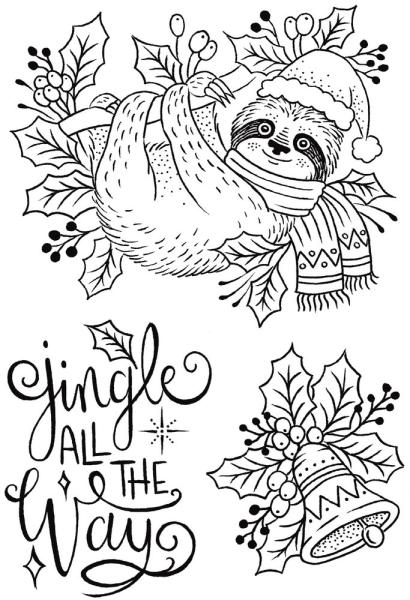 Creative Expressions - Clear Stamp A6 - Jingle All The Way - Stempel