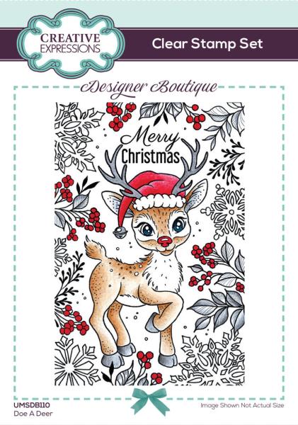 Creative Expressions - Clear Stamp A6 - Doe A Deer  - Stempel