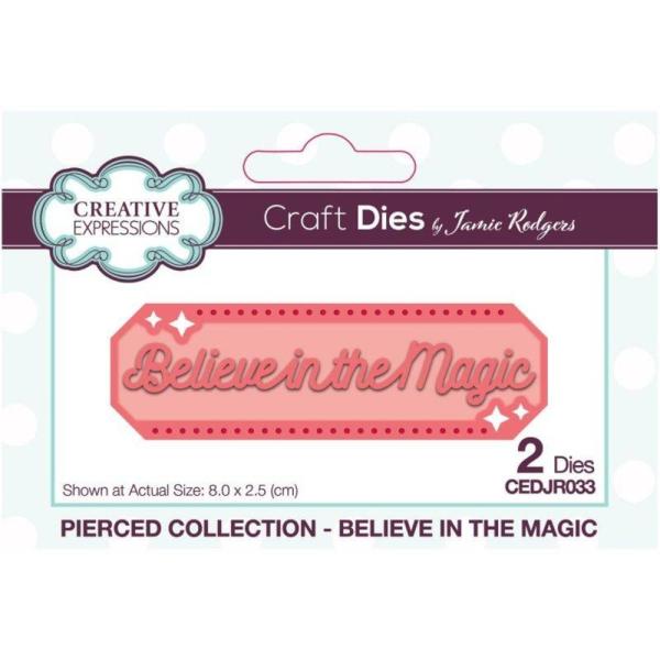 Creative Expressions - Craft Dies - Pierced Believe In The Magic - Stanze