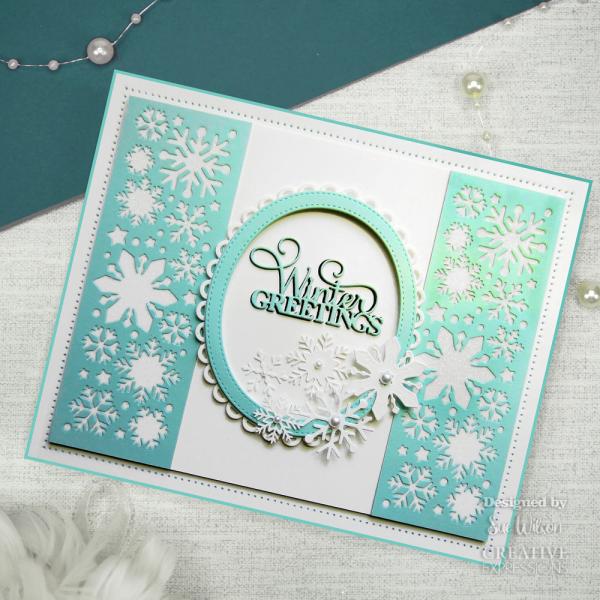 Creative Expressions - Craft Dies -  Festive Mini Expressions Winter Greetings - Stanze