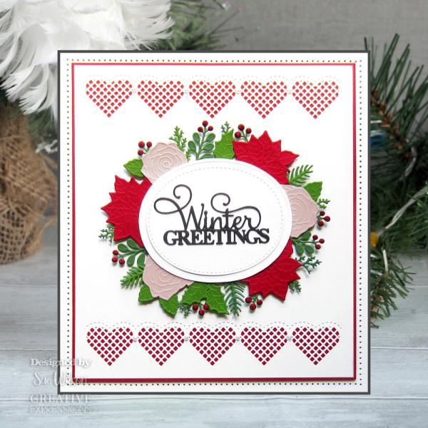 Creative Expressions - Craft Dies -  Festive Mini Expressions Winter Greetings - Stanze