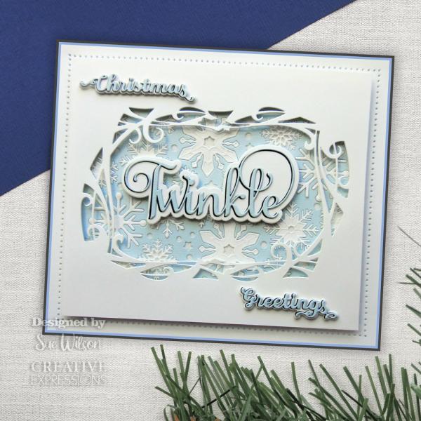 Creative Expressions - Craft Dies -  Festive Twinkle - Stanze