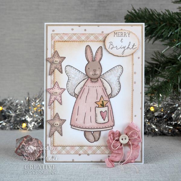 Creative Expressions - Clear Stamp A6 -  Angel Bunny  - Stempel