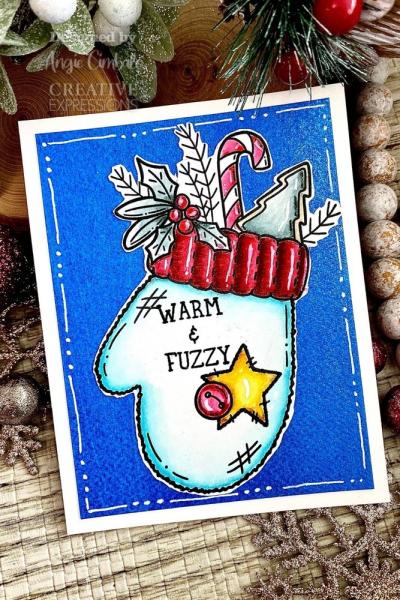 Creative Expressions - Clear Stamp A6 - Fuzzy Mittens - Stempel