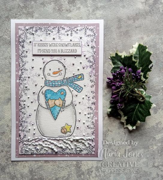 Creative Expressions - Clear Stamp A6 - Snowman Kisses - Stempel