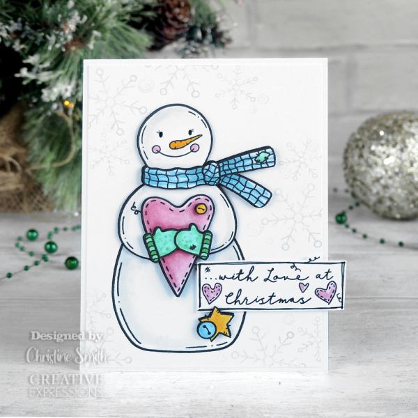 Creative Expressions - Clear Stamp A6 - Snowman Kisses - Stempel