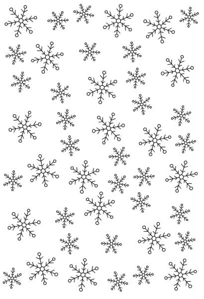 Creative Expressions - Rubber Stamp -  Snow Storm Background  - Gummistempel